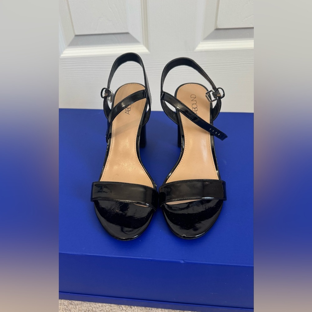 Abound Black Heels with Elegant Straps